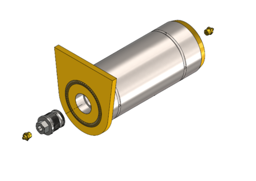 Greased Hoist Pin Assembly (11539181)